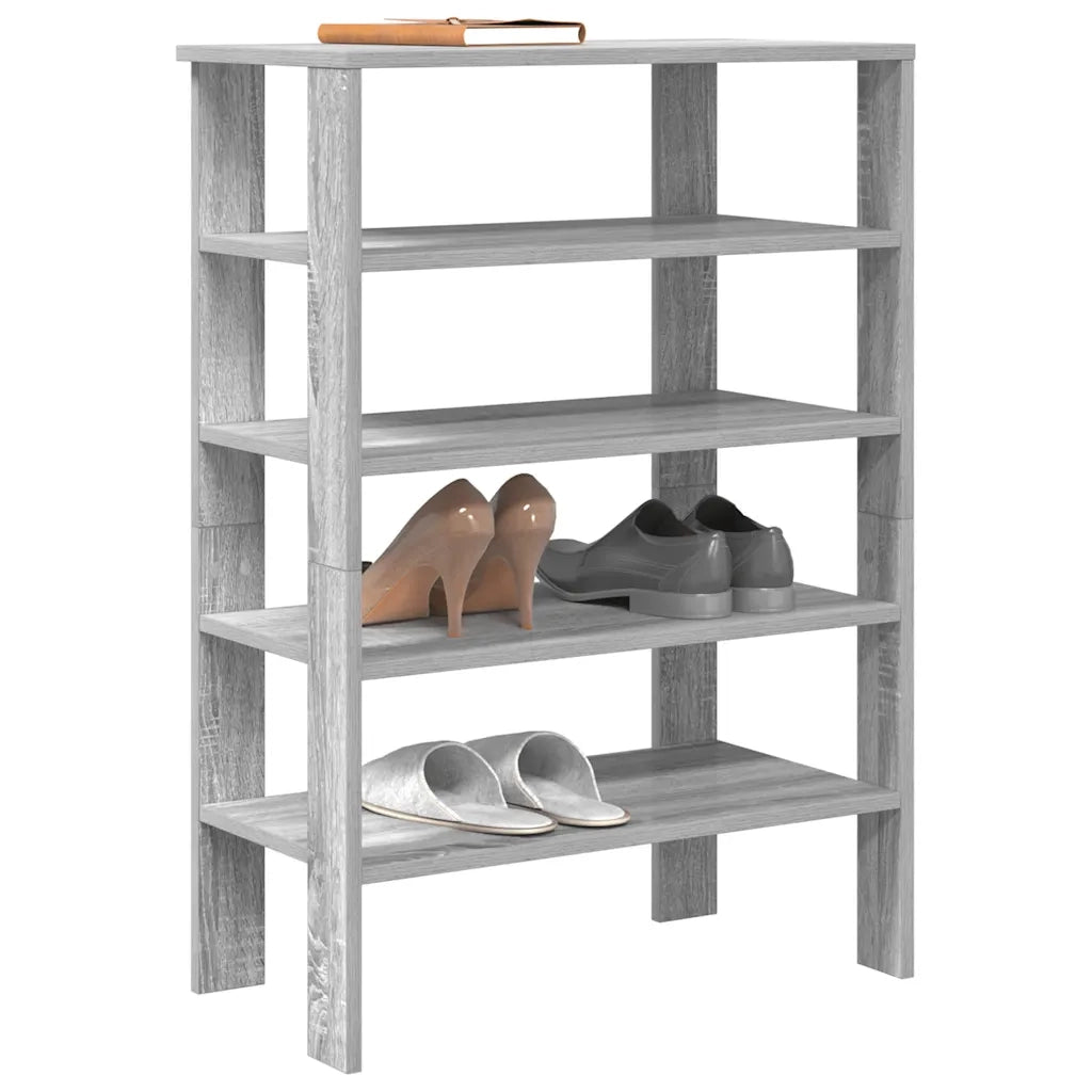 Scarpiera | Mobile per scarpe Grigio Sonoma 61x32x87,5 cm in Legno Multistrato