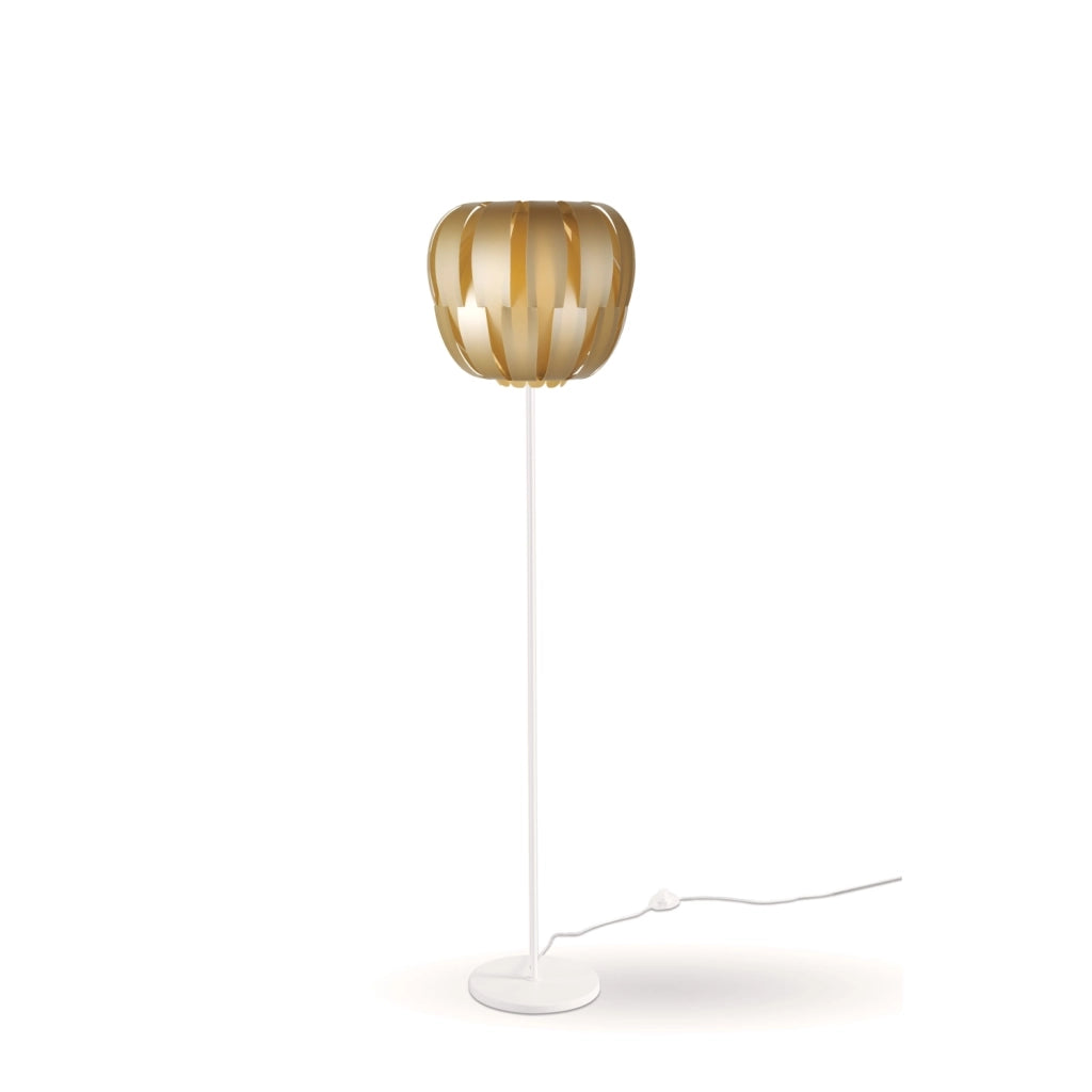 Piantana Moderna Queen Polilux ® New Gold E Metallo 1 Luce E27