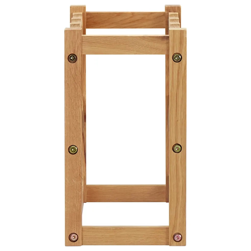 Cantinetta per 12 Bottiglie 47x21x36 cm in Legno Massello di Rovere cod mxl 48637
