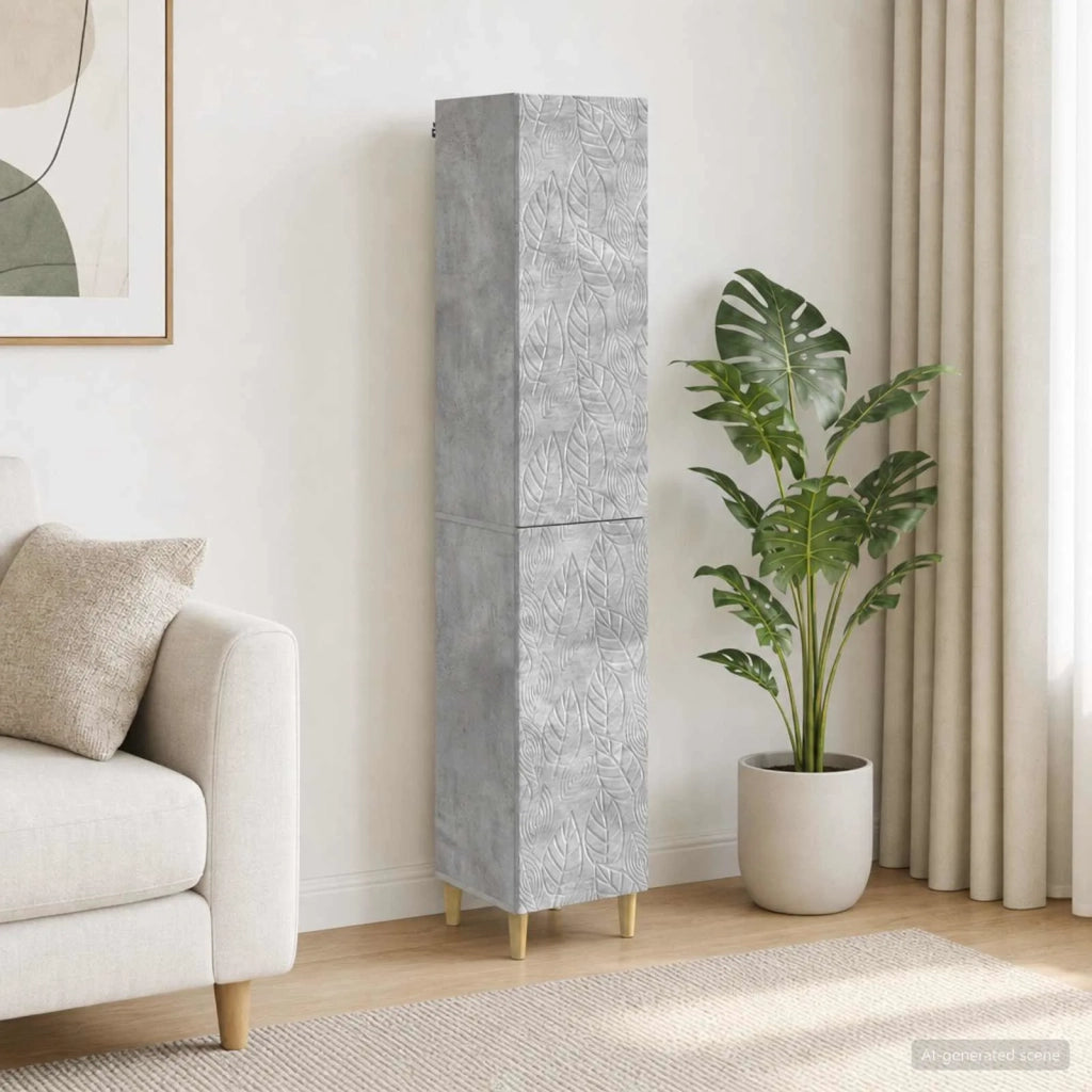 Set di armadi 2 pcs Grigio Cemento Legno ingegnerizzato 3416712