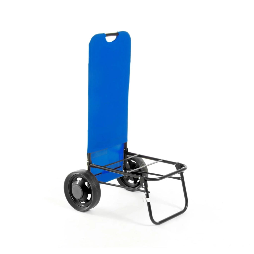 Carrello da Spiaggia PortaOggetti e Porta Ombrellone in Acciaio Beach Blu