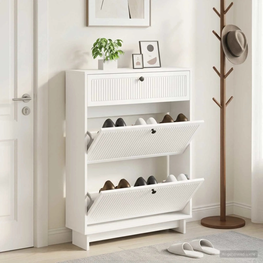 Mobile per scarpe EDE 78 x 24 x 103 cm Legno ingegnerizzato 895995