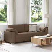 Divano-Sofa-Divanetto Marrone 219 x 77 x 82 cm Tessuto