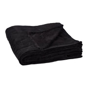 Coperta in pile grande morbida e lavabile 200 x 220 cm nera 2013087