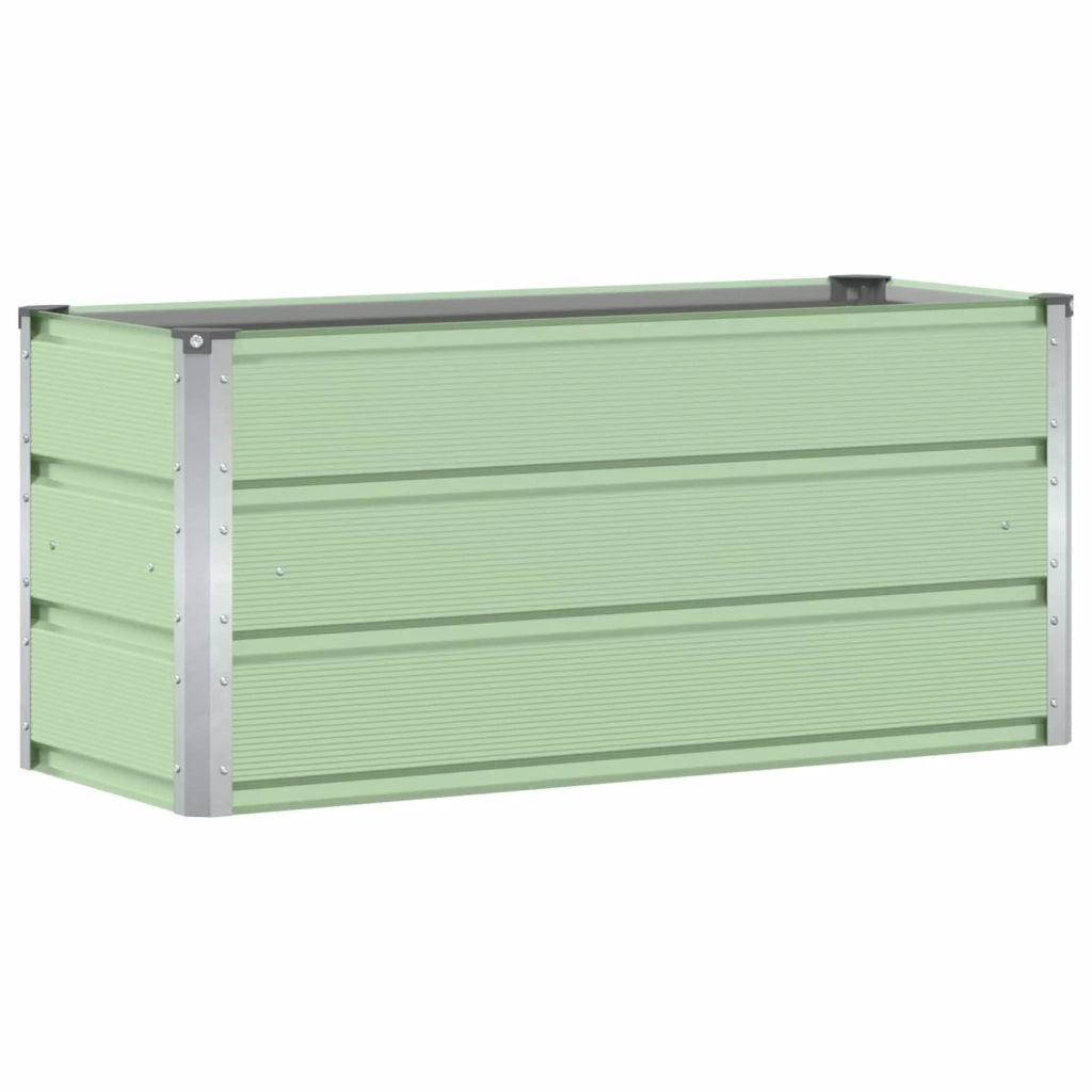 Fioriera Verde 100 x 40 x 45 cm Acciaio 42018236