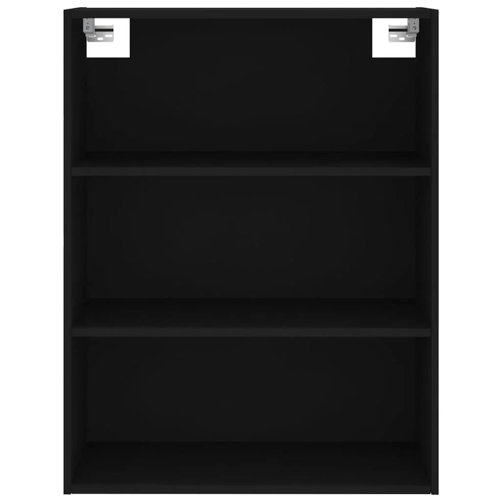 Buffet credenza cassettiera mobiletto mobile contenitore organizer cucina soggiorno salotto alto 69,5 x 34 x 180 cm legno ingegnerizzato nero 02_0035099