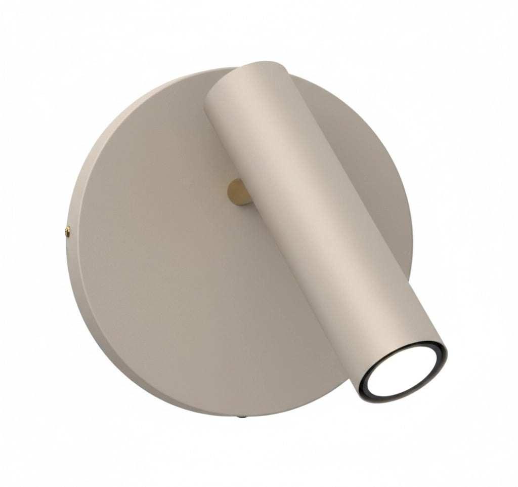 Applique tubo lettura beige oro Axion GU10 Luminex