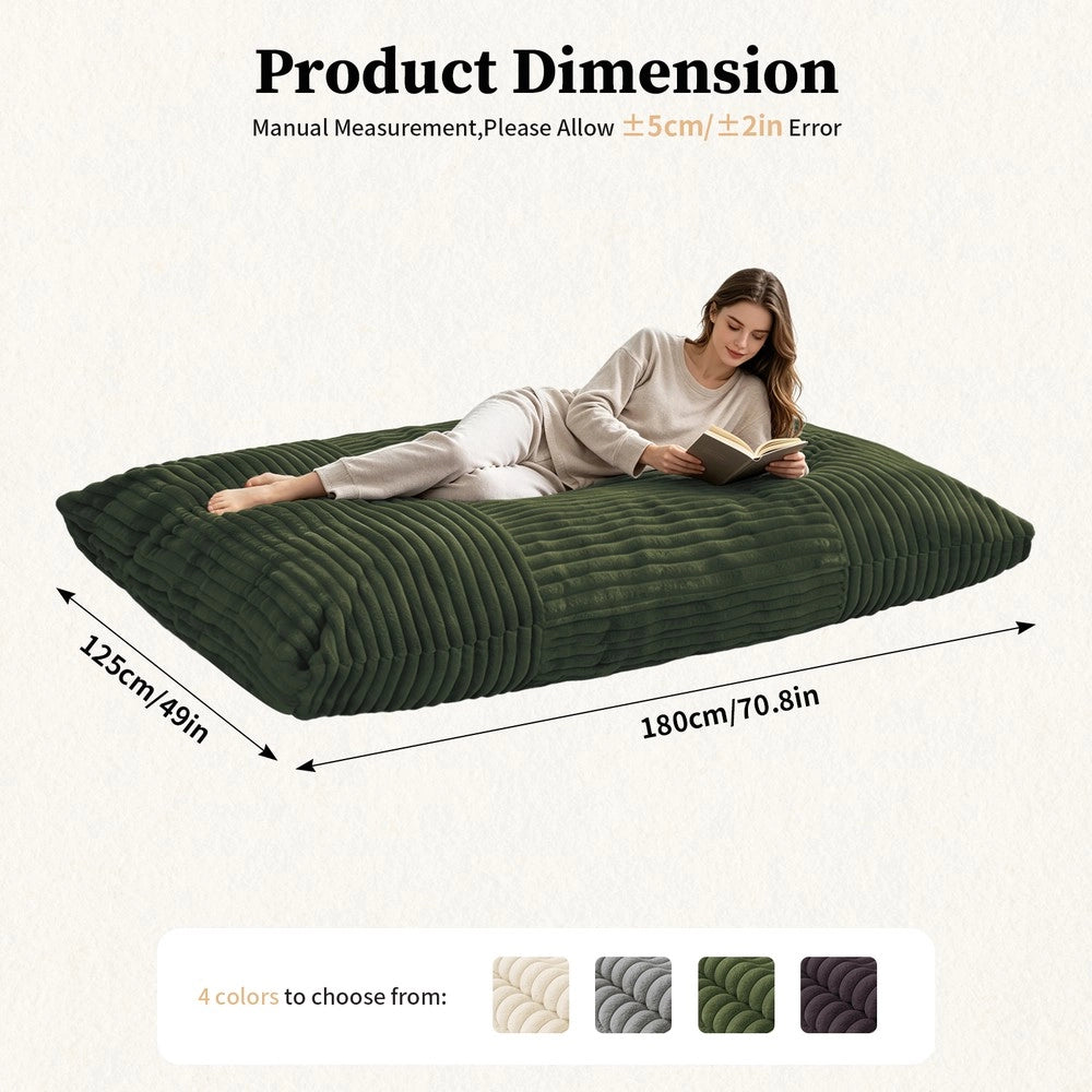 Poltrona Sacco Gigante Reclinabile ¨C MINIMAL ¨C Tessuto, Relax, Soggiorno