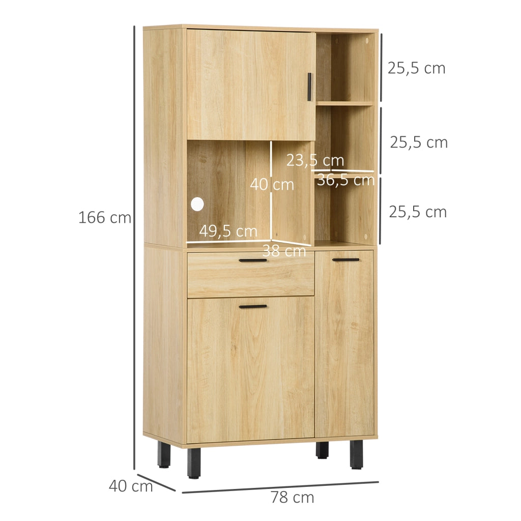 Armadio per la cucina ¨C Minimal ¨C Bianco 166 cm