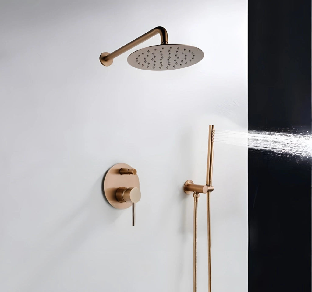 Set Doccia Da Incasso Rea Lungo Copper + Box