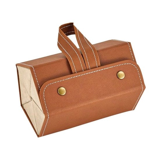Organizzatore di occhiali portatile con cinturino, opaco, ideale per viaggiare