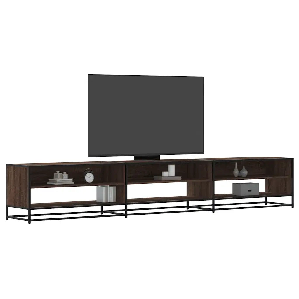 Mobile TV Rovere Marrone 270x40x46 cm in Truciolato 3300814