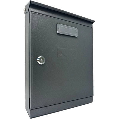 CASSETTA POSTA EVOLUZIONE  ACCIAIO VERN ANTRACITE MM 220X75 H.MM 320