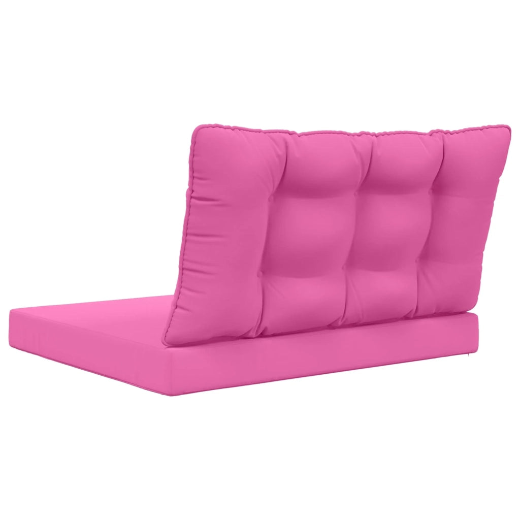 Cuscino per divano da esterno 2 pcs Rosa Poliestere