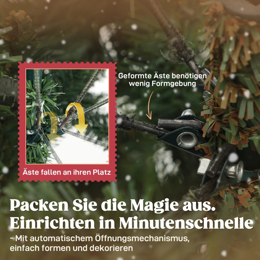 Albero di Natale artificiale ¨C zephmum ¨C Verde, metallo, facile montaggio