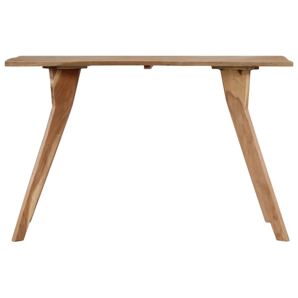 Tavolo da Pranzo 120x58x76 cm in Legno Massello di Acacia 247978