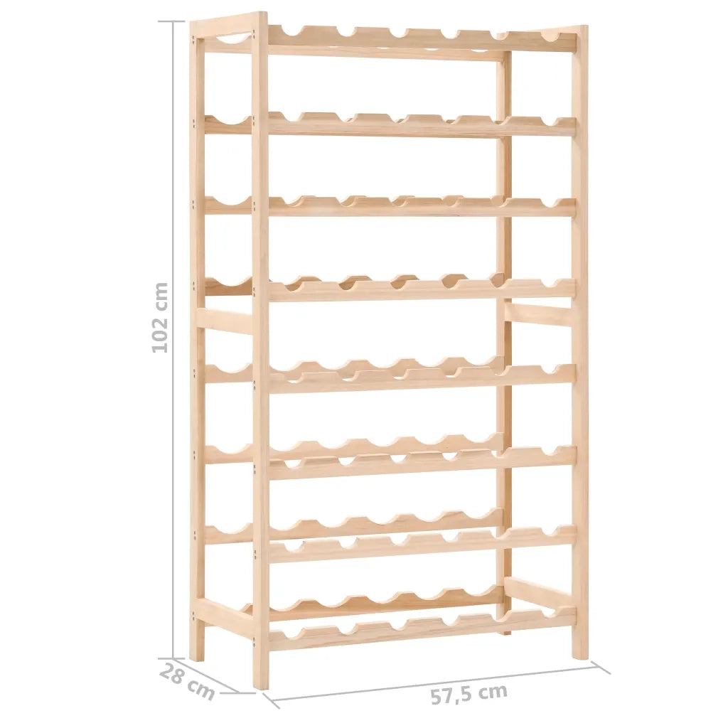 Portavini in Legno Massello di Cedro 57,5x28x102 cm cod mxl 51400