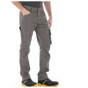 Rica Lewis 5430043 JOBC Pantaloni da Lavoro Cotone Stretch Fibreflex Multitasche Vita Alta colore Grigio