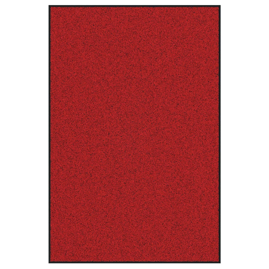 Zerbino d'ingresso moderno rettangolare 120 x 180 cm in poliammide rosso 02_0057993