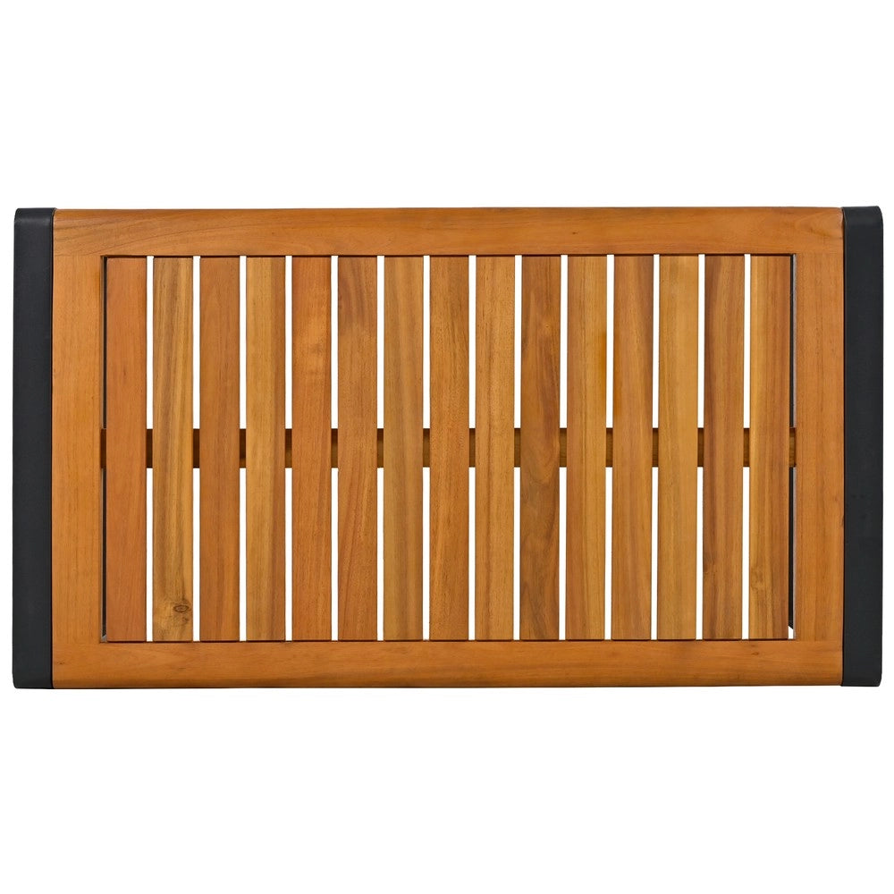 Set da Giardino 8 Pezzi con Divano, Sedie e Tavolo ¨C Xylo ¨C Grigio, Braccioli in Legno, Telaio in Metallo
