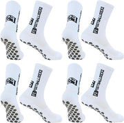 Calzini antiscivolo per calcio - 4 paia - EU 39-46 UK9-11 - Unisex - Calzini per allenamento calcio
