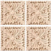 Decorazione con Ornamento in Legno - Mobili di Decorazione - Applicazioni in Legno - Ornamento in Legno - Decorazione per la Sala da Pranzo - Materiale di Qualità in Legno di Giunco - Interiore Elegante