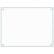 Paraschizzi per Cucina Trasparente 80x60 cm in Vetro Temperato CFW3076435