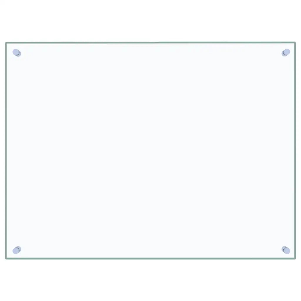 Paraschizzi per Cucina Trasparente 80x60 cm in Vetro Temperato CFW3076435