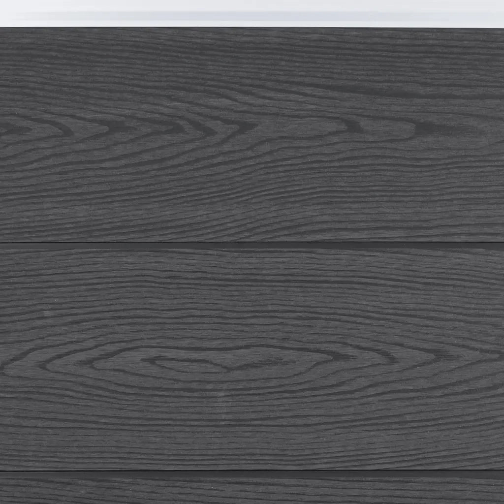 Set Pannello di Recinzione Grigio 699x186 cm in WPC 3211833