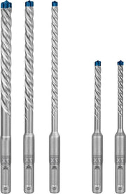 Set di punterie SDS plus 7x - Adatto per roccia tenera roccia dura - Ø 5-10 mm - Accessori professionali - Punteria bozzolo