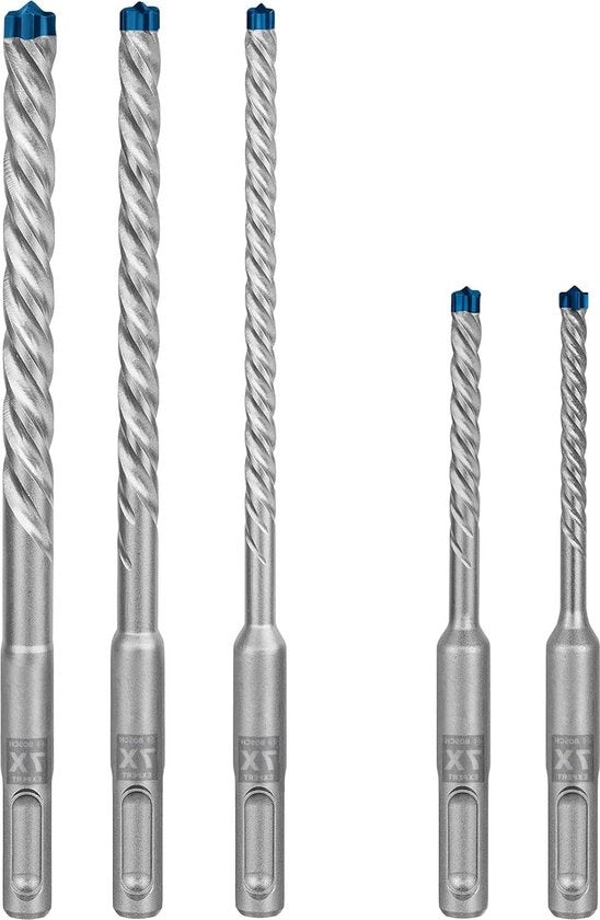 Set di punterie SDS plus 7x - Adatto per roccia tenera roccia dura - Ø 5-10 mm - Accessori professionali - Punteria bozzolo