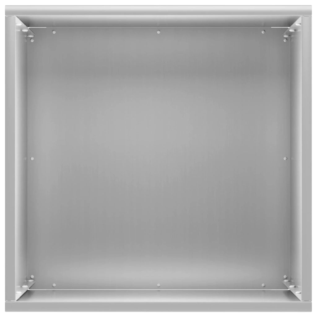 Vaso da giardino Argento 40 x 40 x 50 cm Acciaio zincato 8005368