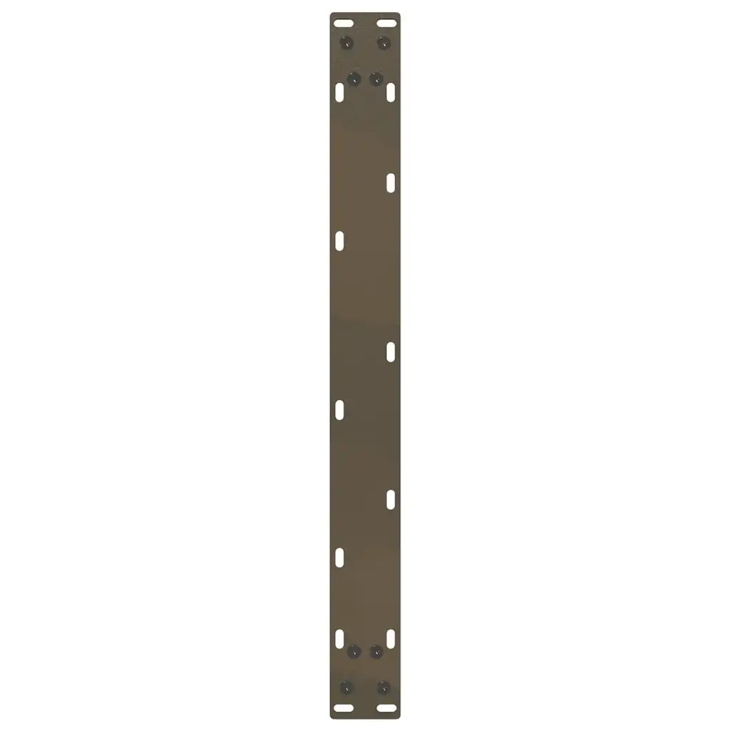 Gambe per Tavolino da Caffè a Forma di U 2 pz Acciaio Naturale 70x(30-31) cm Acciaio 4013147