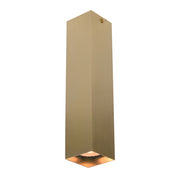 Spot soffitto moderno quadrato oro 24cm GU10 Italux