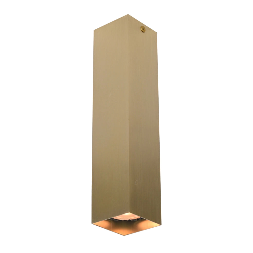 Spot soffitto moderno quadrato oro 24cm GU10 Italux