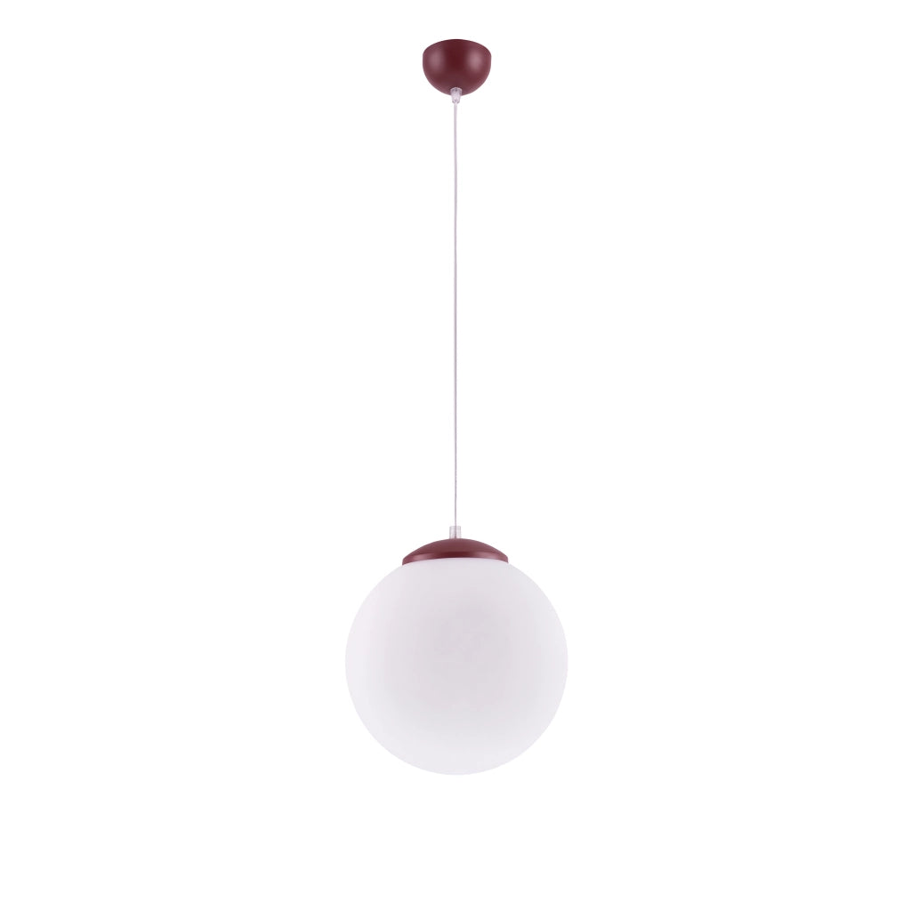 Lampada a sospensione UGO 30 bordeaux