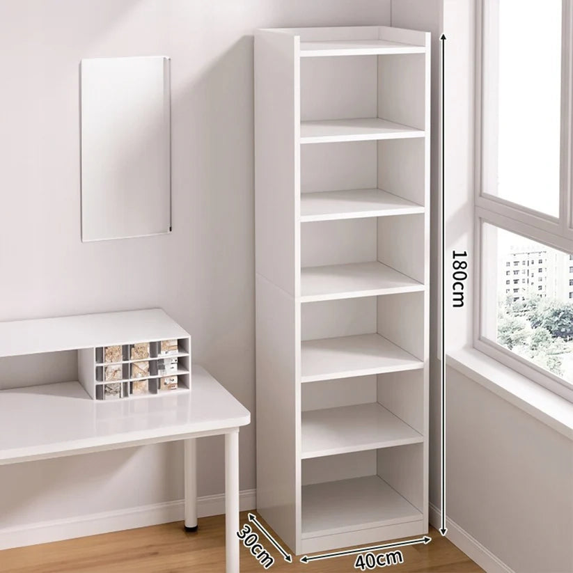 Libreria Alta Bianca 40x30x180 cm Ideale per Ogni Ambiente