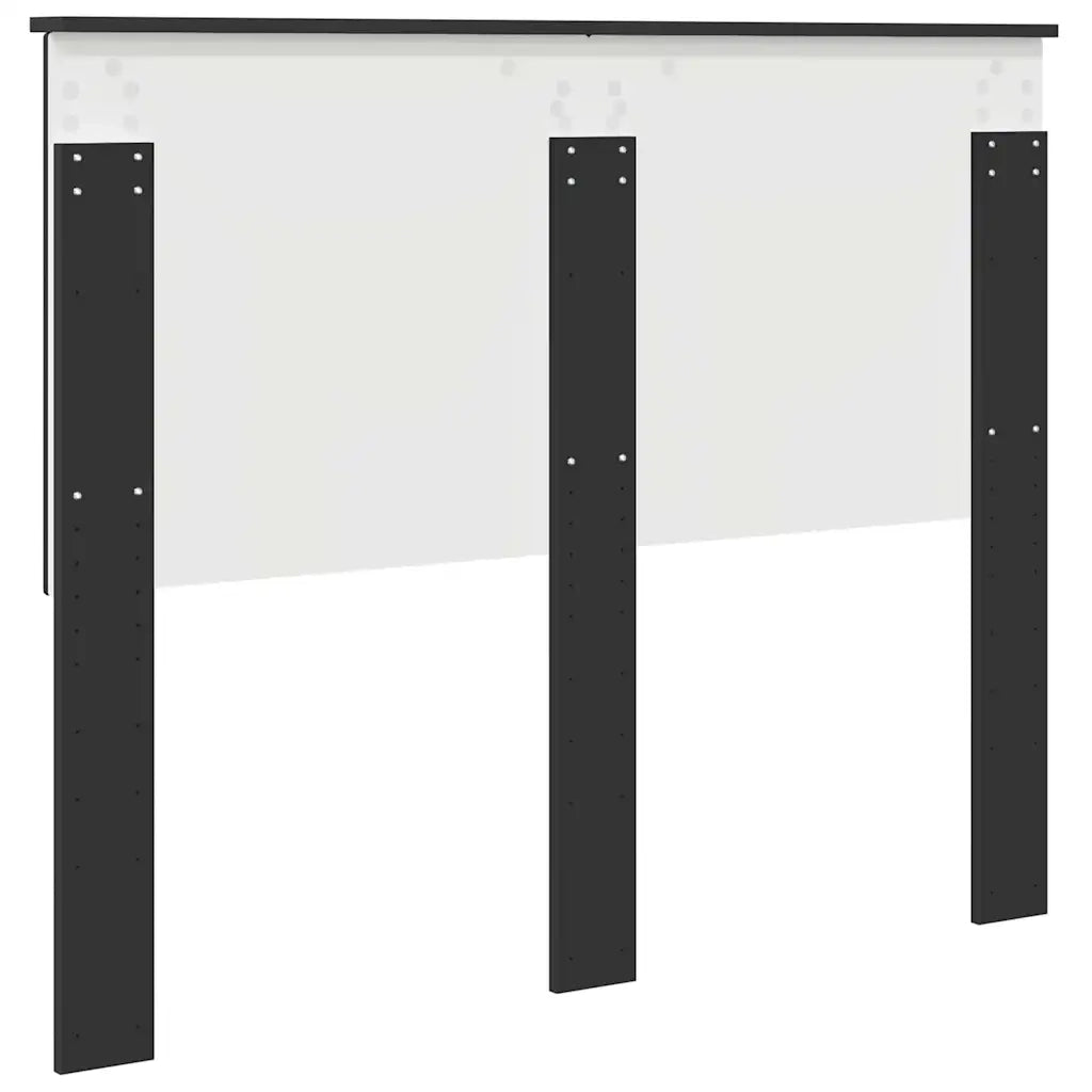 Testiera-Testata-Testiera Decorativa Rovere Nero 135 cm Legno multistrato 516355