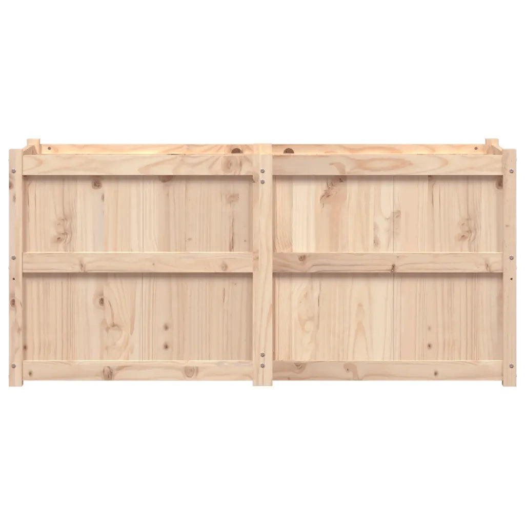 Fioriera da Giardino-Vaso da Esterno 150x50x70 cm in Legno Massello di Pino