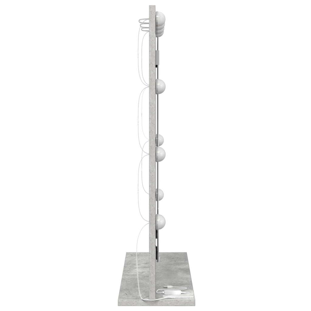 Specchio da Toeletta Grigio Cemento Cemento 70 x 50 x 18 cm