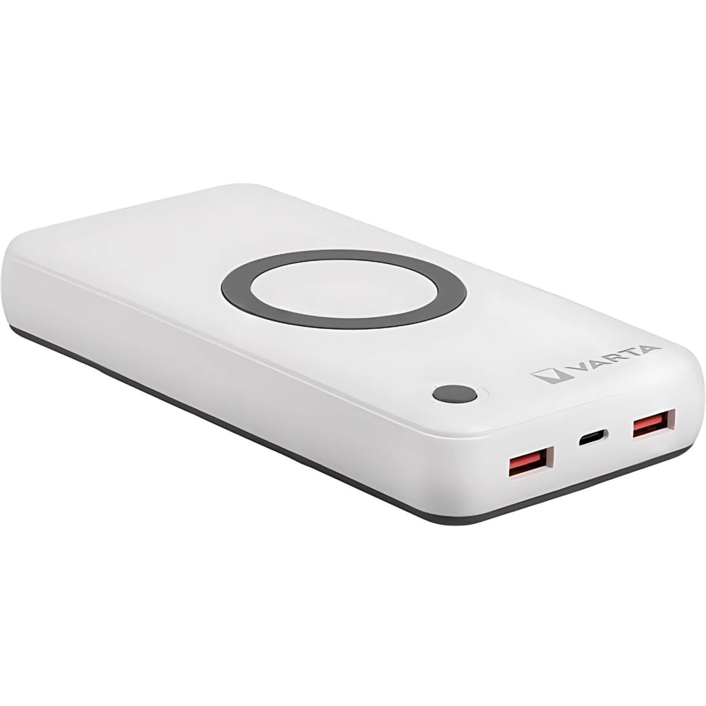 Batteria portatile Varta Powerbank 20.000mAh 2xUSB A 1xUSB C Wireless