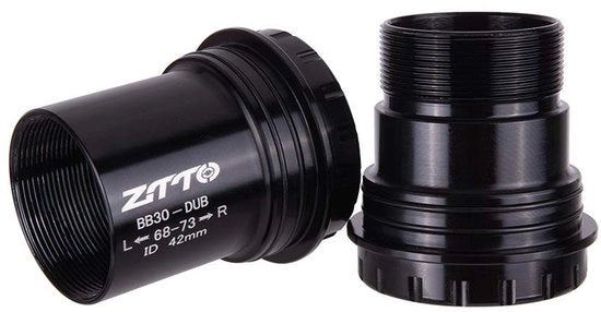 Lager per Bicicletta BB30 42mm - Lager con Cuscinetto Bloccato - Gabbia per Shell di Ammortizzazione Larghezza 68-73mm - Materiali di Alta Qualità - Leggero - Facile da Installare - Sostegno Inferiore