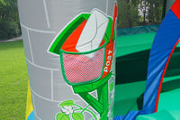 Castello Gonfiabile per Bambini Little Village 300x280x215 cm Portata Massima 135 kg