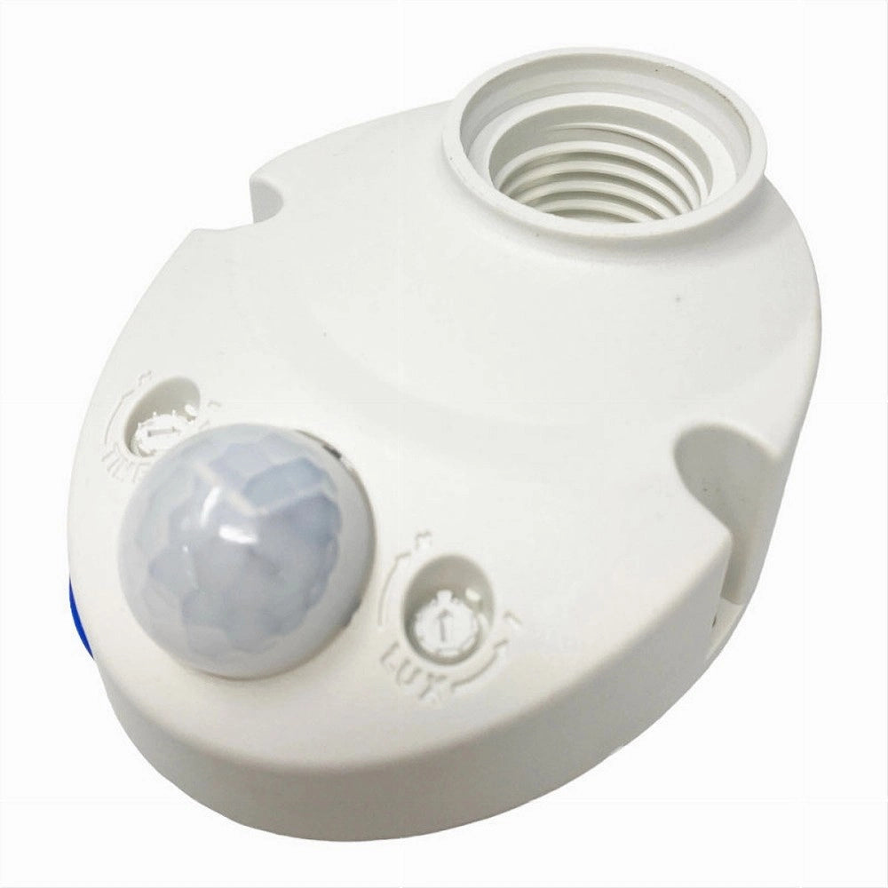 Trade Shop - Sensore Di Movimento 360° Pir Infrarossi Rilevatore Per Lampadine 60w E27 Ycb1061 -