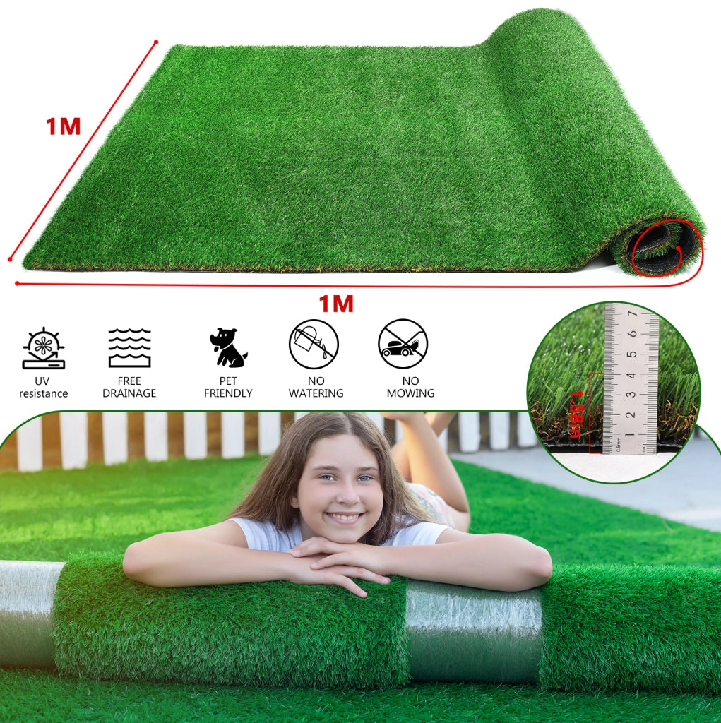 TAPPETO in Erba Artificiale per Interni ed Esterni Verde