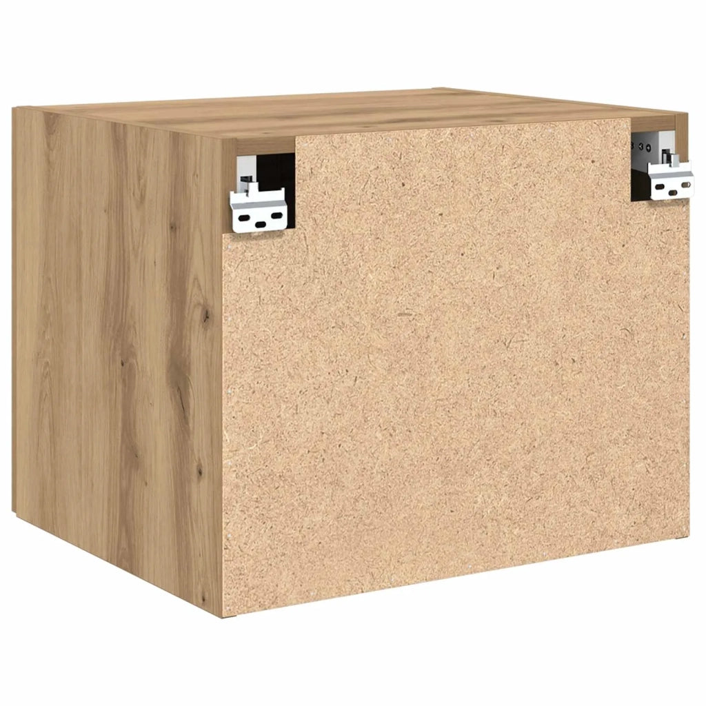 Armadietto a Muro | Mobile a Parete rovere artigianale 50 x 42.5 x 40 cm
