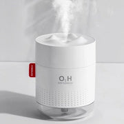 Umidificatore per camera da letto 500 ml umidificatore ultrasonico mini con luce notturna ricarica tramite USB - Portatile per uso domestico, nursery e piante