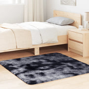 Tappeto Shaggy a Pelo Lungo NAVARRA Grigio Scuro 120x120 cm 4102864