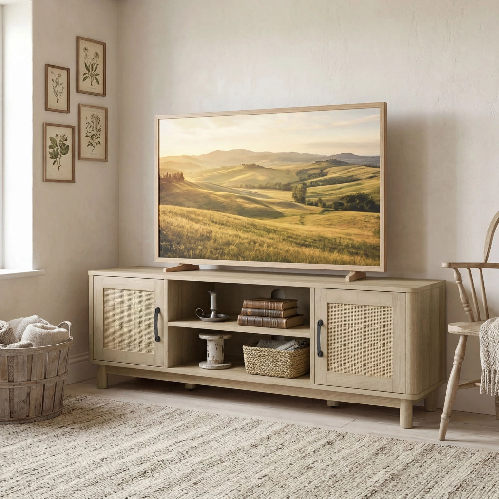 Mobile TV ¨C zephmum ¨C Rovere, Rattan, 135 cm