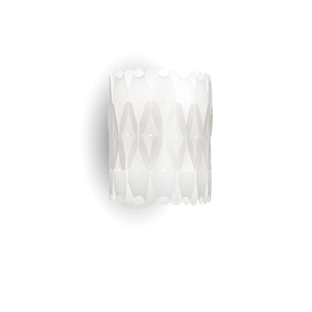 Applique Moderna Amanda Polilux ® Bianco 1 Luce E27